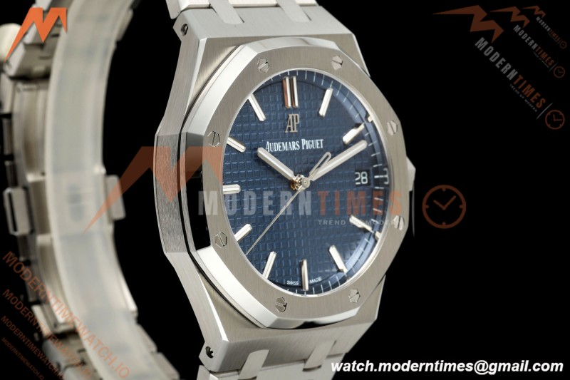 Audemars Piguet - Royal Oak 15500ST SS/SS Blue ZF V4 SA4302 Free Sprung