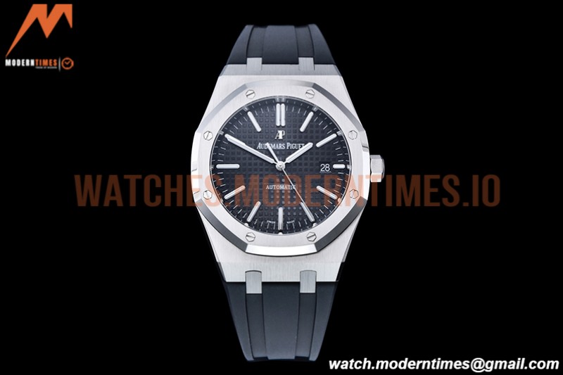 Audemars Piguet - Royal Oak 15400 SS/RU Black APSF V3 A3120