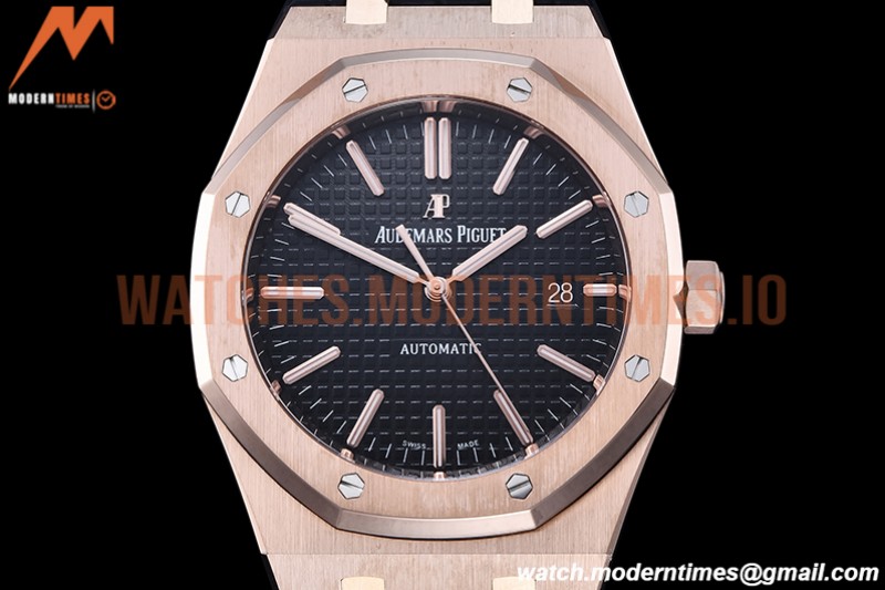 Audemars Piguet - Royal Oak 15400 Weighted RG/LE Black APSF A3120