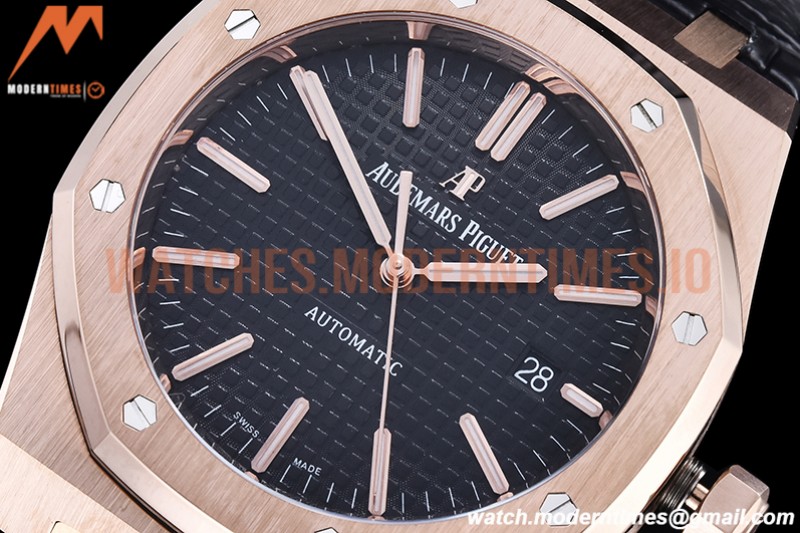 Audemars Piguet - Royal Oak 15400 Weighted RG/LE Black APSF A3120