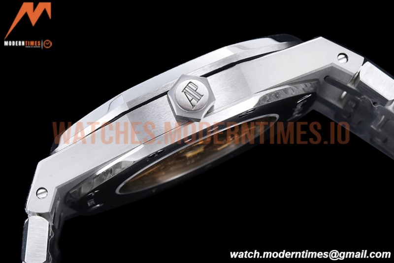 Audemars Piguet - Royal Oak 15410 Frosted SS/SS Blue ZF A3120
