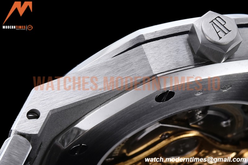 Audemars Piguet - Royal Oak 15410 Frosted SS/SS Blue ZF A3120