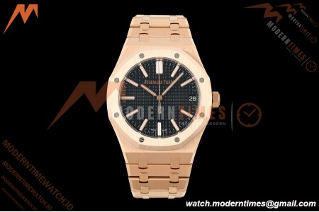 Audemars Piguet - Royal Oak 15510OR 41mm RG/RG Black Dial DDF DD4302 | 오데마 피게 - 로열 오크 15510OR 41mm RG/RG 블랙 다이얼 DDF DD4302