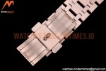 Audemars Piguet - AP ROO Chronograph RG/RG Blue/Dot APF A3126 Mod
