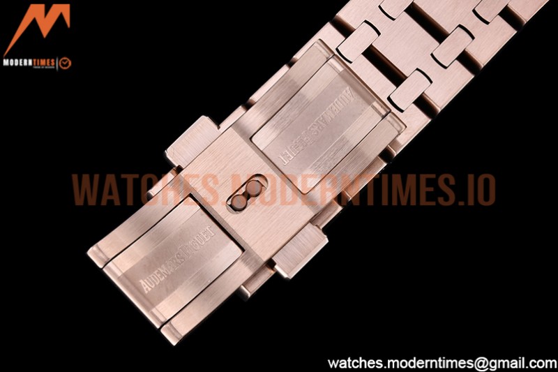 Audemars Piguet - AP ROO Chronograph RG/RG Grey/Num APF A3126 Mod