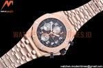 Audemars Piguet - AP ROO Chronograph RG/RG Grey/Num APF A3126 Mod