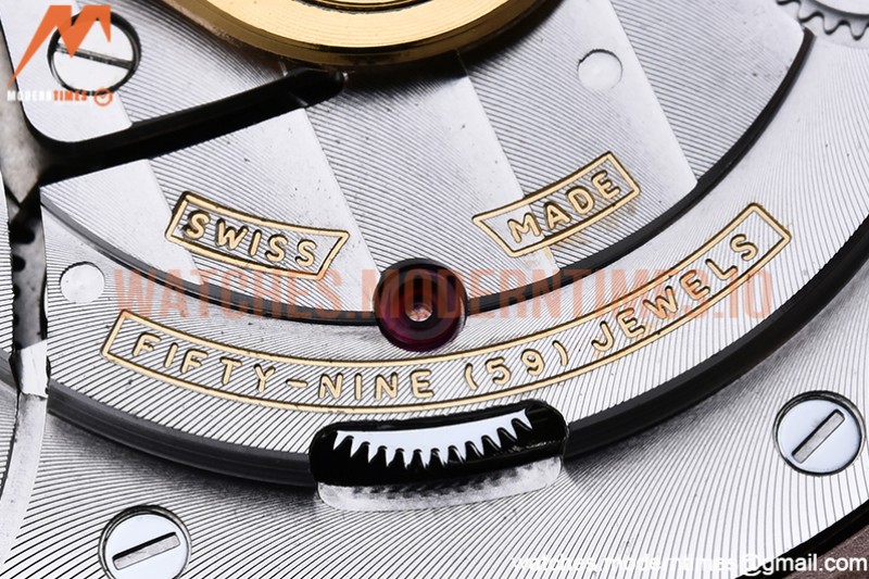 Audemars Piguet - AP ROO Chronograph RG/RG Black/Num APF A3126 Mod