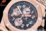 Audemars Piguet - AP ROO Chronograph RG/RG Black/Num APF A3126 Mod