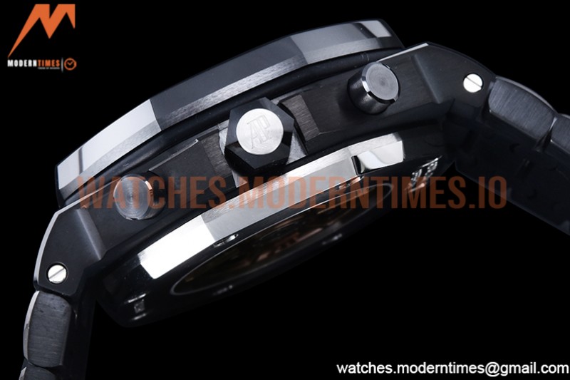 Audemars Piguet - AP ROO Chronograph CER/CER Black/Dot APF 7750 Mod