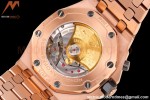 Audemars Piguet - AP ROO Chronograph RG/RG Black/Num JF A3126 Mod