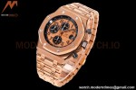 Audemars Piguet - AP ROO Chronograph RG/RG Gold/Num JF A3126 Mod