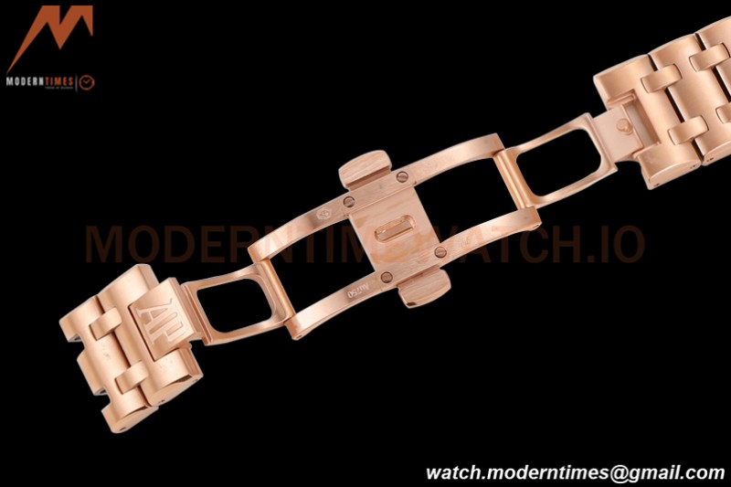 Audemars Piguet - AP ROO Chronograph RG/RG Gold/Num JF A3126 Mod