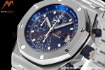 Audemars Piguet - AP ROO Chronograph SS/SS Blue/Stk JF A3126 Mod