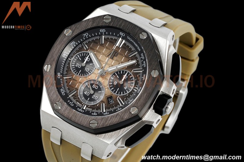 Audemars Piguet - AP ROO Chronograph 26420 SS/RU Brown/Black APF 7750 MOD