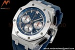 Audemars Piguet - AP ROO Chronograph 26420 SS/RU Blue/Silver APF 7750 MOD