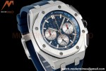 Audemars Piguet - AP ROO Chronograph 26420 SS/RU Blue/Silver APF 7750 MOD