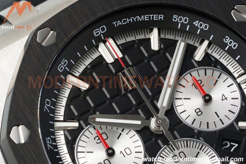 Audemars Piguet - AP ROO Chronograph 26420 SS/RU Black/Black APF 7750 MOD