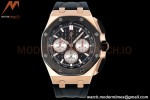 Audemars Piguet - AP ROO Chronograph 26420 RG/RU Black/Black APF 7750 MOD