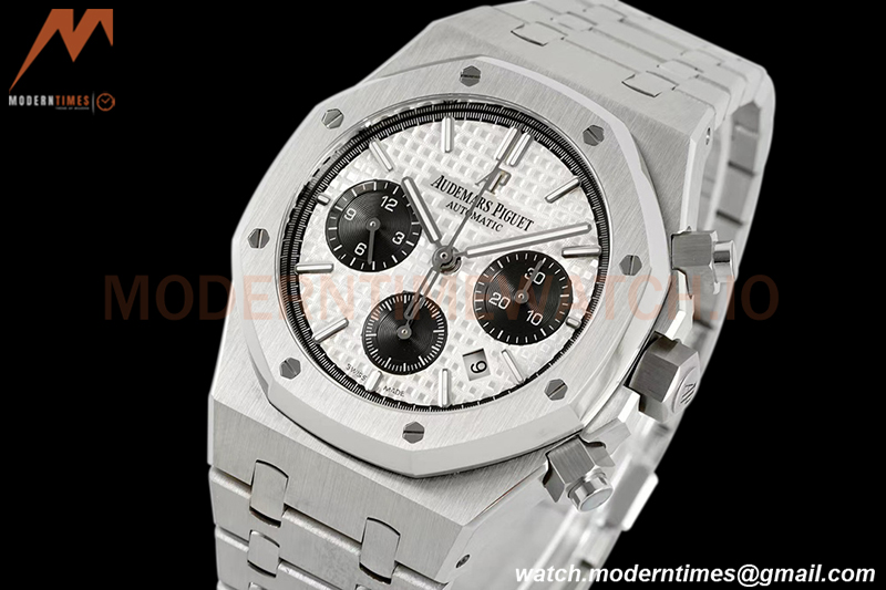 Audemars Piguet - Royal Oak Chronograph 26331ST SS/SS White/Stk IPF 7750 MOD