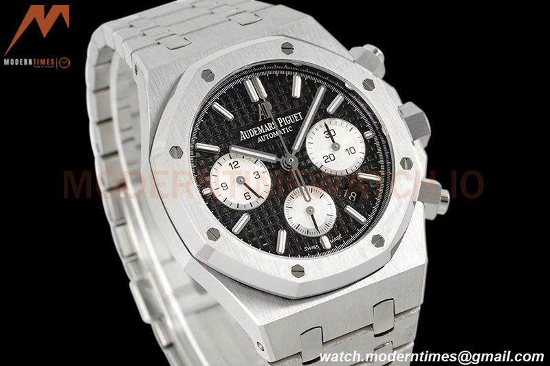 Audemars Piguet - Royal Oak Chronograph 26331ST SS/SS Black/Stk IPF 7750 MOD