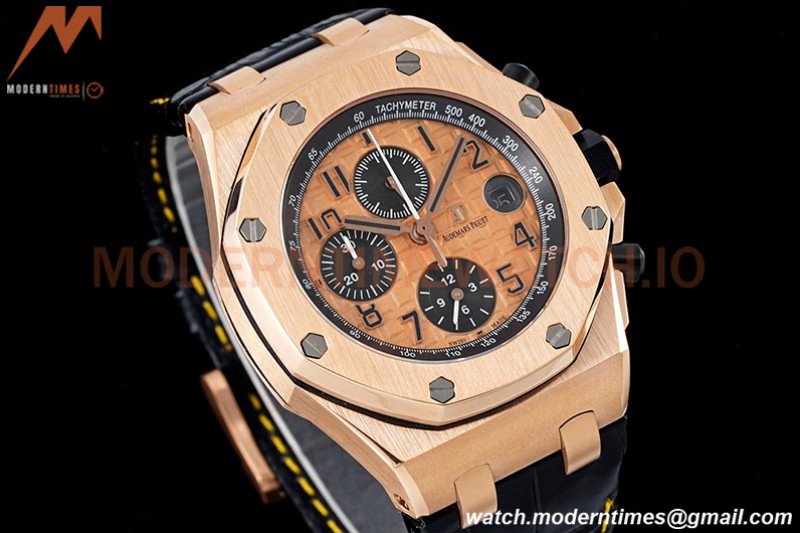 Audemars Piguet - AP ROO Chronograph RG/LE Gold/Num SF A3126 Mod