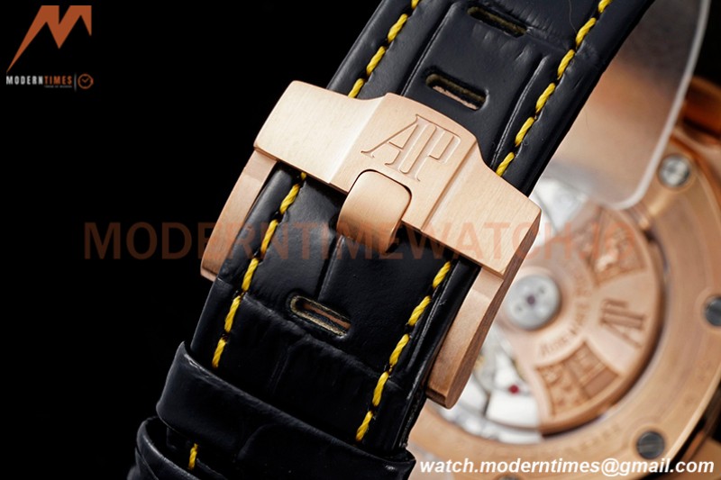 Audemars Piguet - AP ROO Chronograph RG/LE Blk/Num SF A3126 Mod