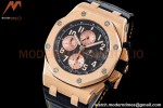 Audemars Piguet - AP ROO Chronograph RG/LE Blk/Num SF A3126 Mod