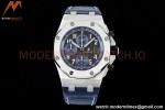 Audemars Piguet - AP ROO Chronograph SS/LE Blk/Num Blue SF A3126 Mod
