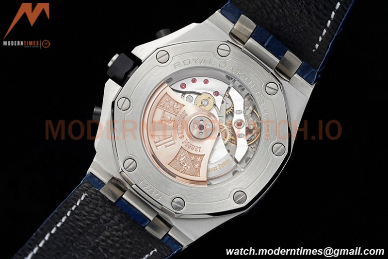 Audemars Piguet - AP ROO Chronograph SS/LE Blk/Num Blue SF A3126 Mod