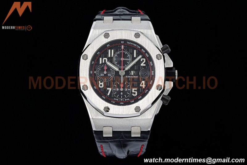 Audemars Piguet - AP ROO Chronograph SS/LE Blk/Num Blk SF A3126 Mod