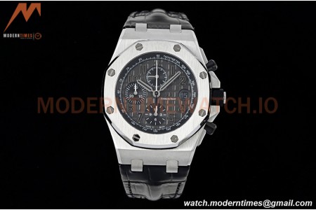 Audemars Piguet - AP ROO Chronograph SS/LE Grey/Num SF A3126 Mod
