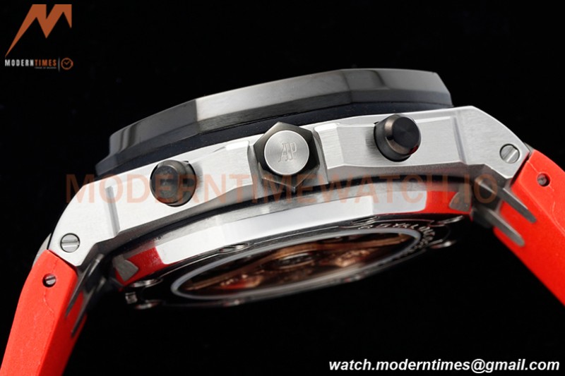 Audemars Piguet - AP ROO Chronograph SS/RU Cer/Black/Num SF A3126 Mod