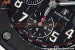 Audemars Piguet - AP ROO Chronograph SS/RU Cer/Black/Num SF A3126 Mod