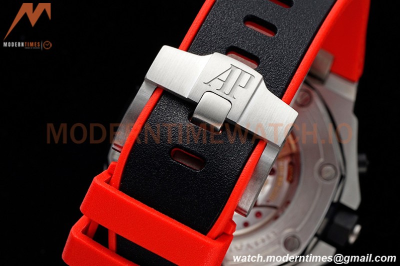 Audemars Piguet - AP ROO Chronograph SS/RU Cer/Black/Num SF A3126 Mod