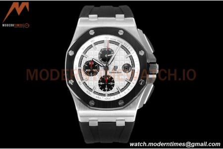 Audemars Piguet - AP ROO Chronograph 44mm CER/SS/RU White JJF A3126 Mod