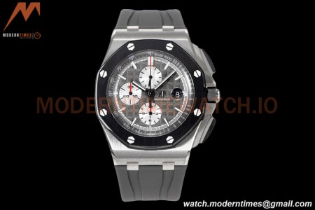 Audemars Piguet - AP ROO Chronograph 44mm CER/SS/RU Grey JJF A3126 Mod