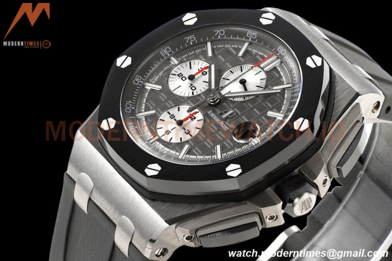 Audemars Piguet - AP ROO Chronograph 44mm CER/SS/RU Grey JJF A3126 Mod