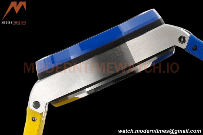 Audemars Piguet - AP ROO Chronograph 44mm CER/SS/RU Blue/Yelw JJF A3126 Mod