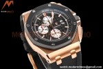 Audemars Piguet - AP ROO Chronograph 44mm RG/CER/RU Blk/Wht JJF A3126 Mod