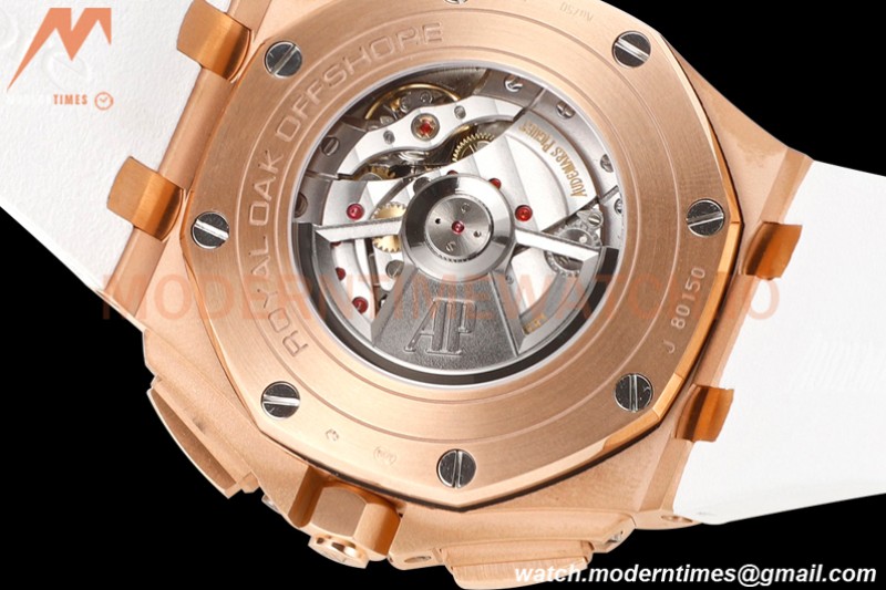 Audemars Piguet - AP ROO Chronograph 44mm RG/RU White JJF A3126 Mod