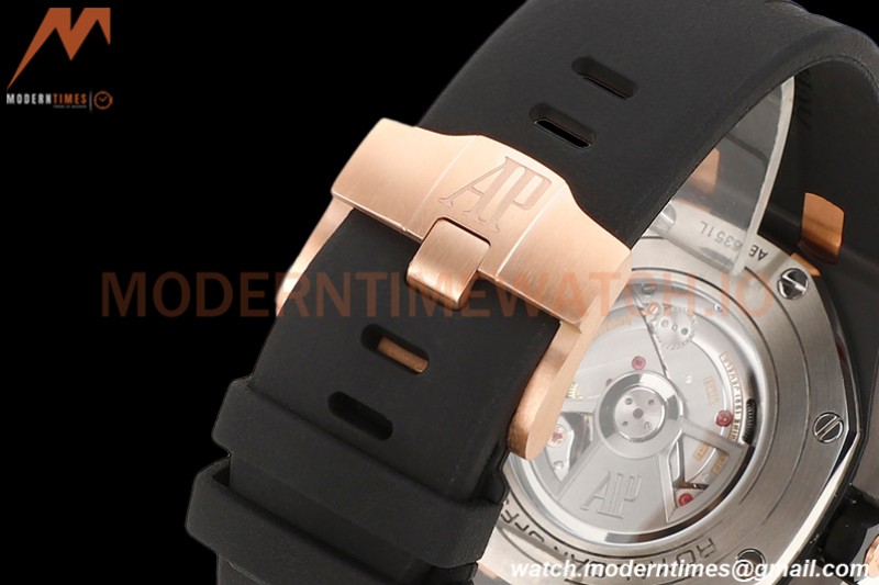 Audemars Piguet - AP ROO Chronograph 44mm CER/CER/RU Black JJF A3126 Mod