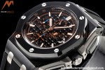 Audemars Piguet - AP ROO Chronograph 44mm CER/CER/RU Blk/Blk JJF A3126 Mod