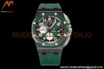 Audemars Piguet - AP ROO Chronograph 44mm CER/CER/RU Green JJF A3126 Mod