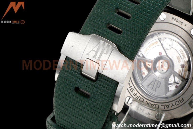 Audemars Piguet - AP ROO Chronograph 44mm CER/CER/RU Green JJF A3126 Mod