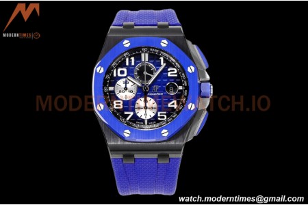 Audemars Piguet - AP ROO Chronograph 44mm CER/CER/RU Blue JJF A3126 Mod