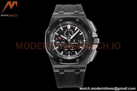 Audemars Piguet - AP ROO Chronograph 44mm CER/CER/RU All Black JJF A3126 Mod