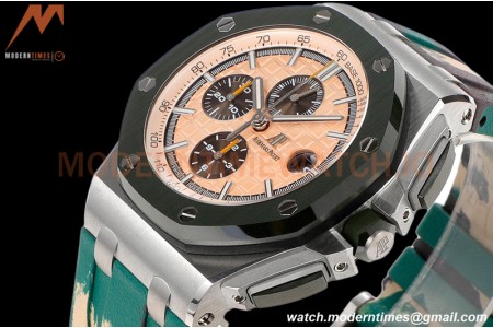 Audemars Piguet - AP ROO Chronograph 44mm SS/CER/RU Beige JJF A3126 Mod