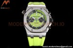 Audemars Piguet - AP ROO Diver Chrono 42mm SS/RU Green JJF A3124 Mod