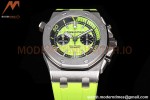 Audemars Piguet - AP ROO Diver Chrono 42mm SS/RU Green JJF A3124 Mod