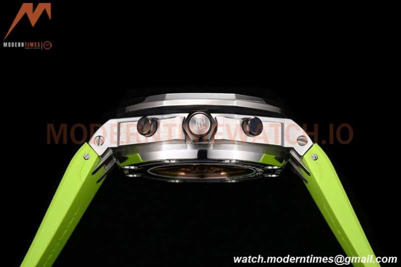 Audemars Piguet - AP ROO Diver Chrono 42mm SS/RU Green JJF A3124 Mod
